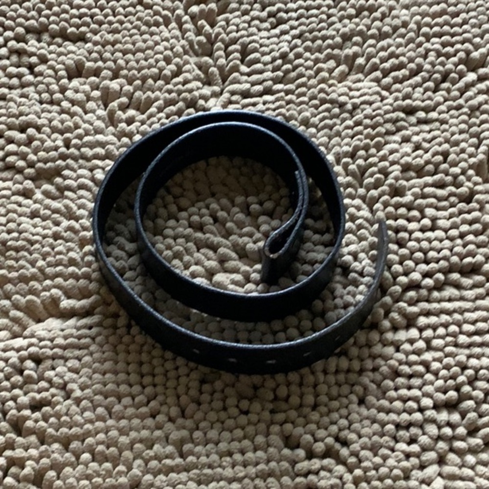 Black Leather Belt